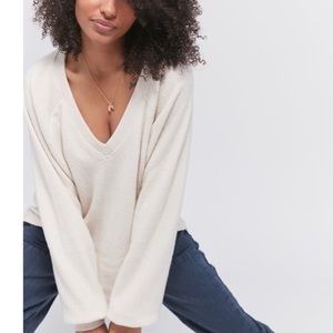UO Cozy V-Neck Top
